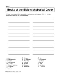 22 Bible Books Word Search